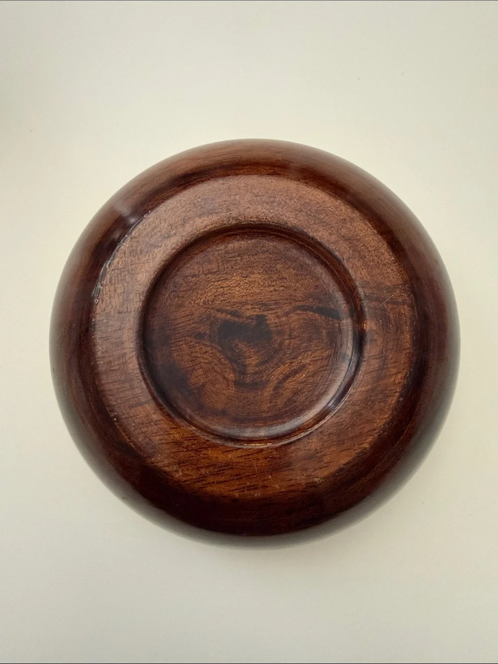 Two-Toned Hardwood Home Decoration Bowl - Picture 11 of 16